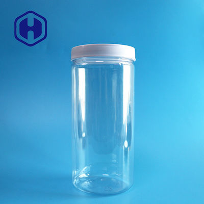 واضح المعكرونة المعكرونة 1080 مل البلاستيك PET على التوالي جرة مع غطاء المسمار