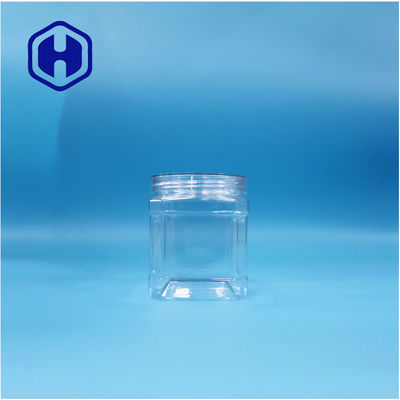 بي تي بلاستيكي شفاف مربع المكسرات الغذائية السكر الحلوى العلكة البسكويت الشوفان كوب التواء