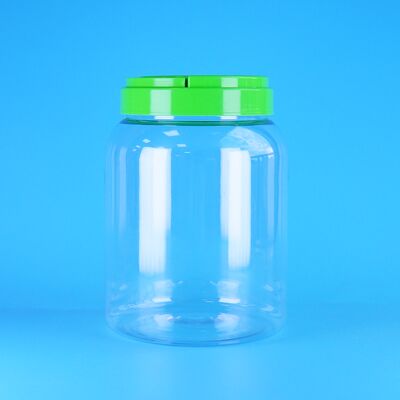 المسمار الغذاء الفلاتر كاب تحميل واضحة القهوة الحلوى الغذاء المجفف بي تي جولة بلاستيكية الجرة