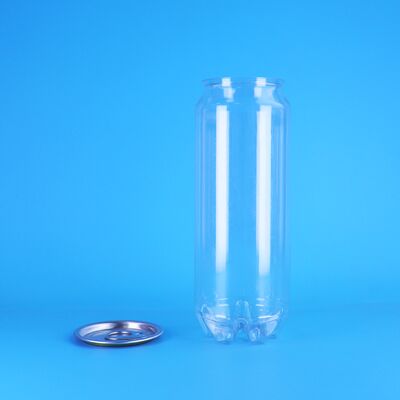 الصف الغذائي الزجاجات البلاستيكية المخصصة بيت الصودا البلاستيكية مايك الشاي الأخضر يمكن بسهولة فتح الغطاء