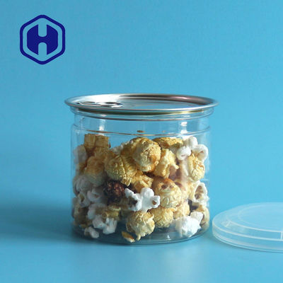 لحم الخنزير المجفف لحم البقر المتشنج علب بلاستيكية شفافة مانعة للتسرب 540 مل 99 مم