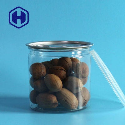 21.6 أوقية 640 مل عبوات بلاستيكية شفافة حلوى القطن بنهاية سهلة الفتح